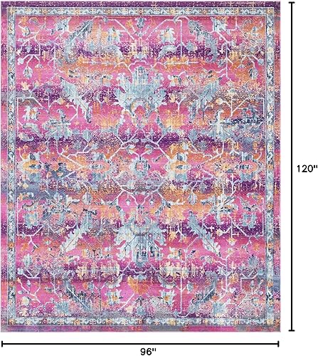 Miniatura 103 de Rugs.com Budapest Collection - Alfombra de área de 9 x 12 pies, color marfil, alfombra de pelo bajo perfecta para salas de estar, comedores grandes