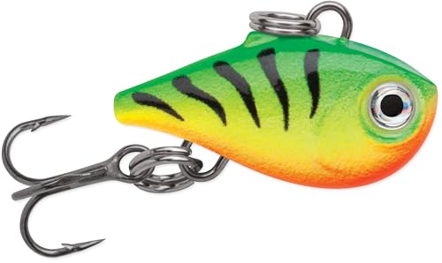 Rapala Nano Rap Fishing Lure, Ultra-Lightweight Minnow for Freshwater and Saltwater, Realistic Swimming Action, Glow Tiger