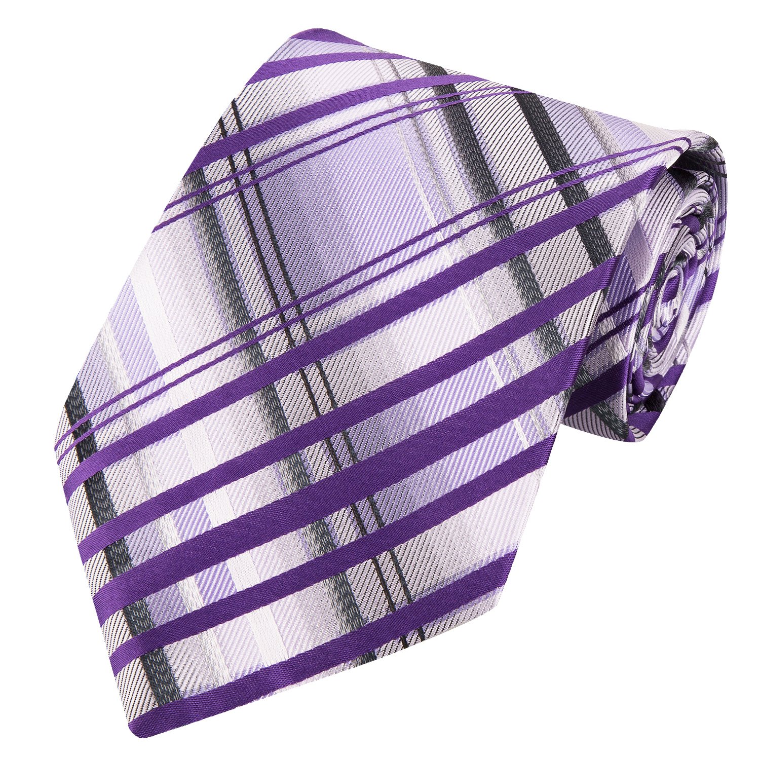 Men's Tie Formal Necktie Painting Like Lattice Silk Tie With Gift Box