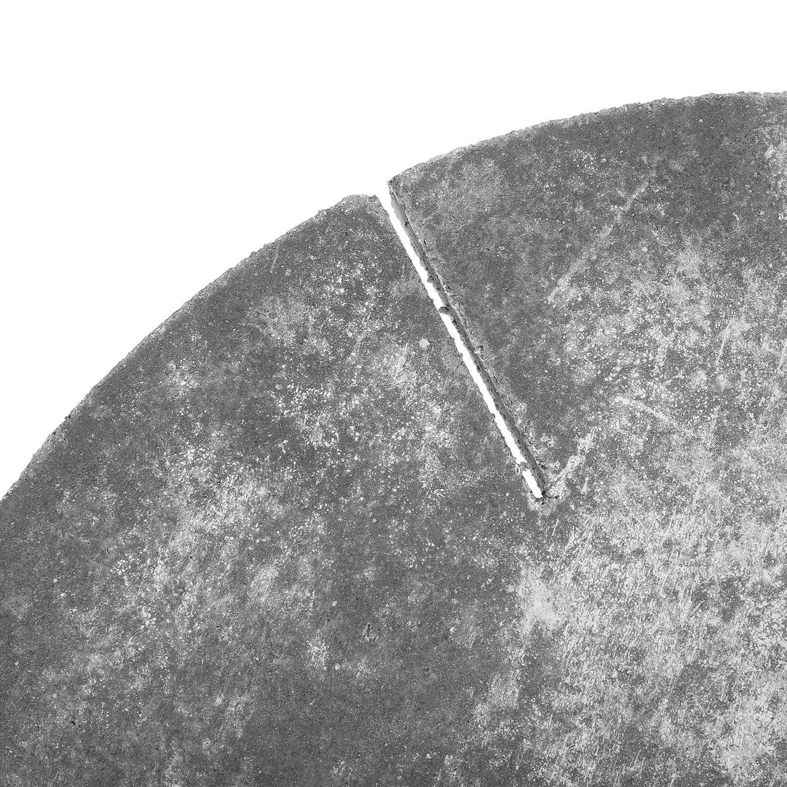 DOITOOL Półokrągła mata ceramiczna do pieca garncarskiego - ogniotrwała podkładka do wypalania i szkliwienia. Narzędzie do rzeźbienia i obróbki gliny z węglika krzemu.
