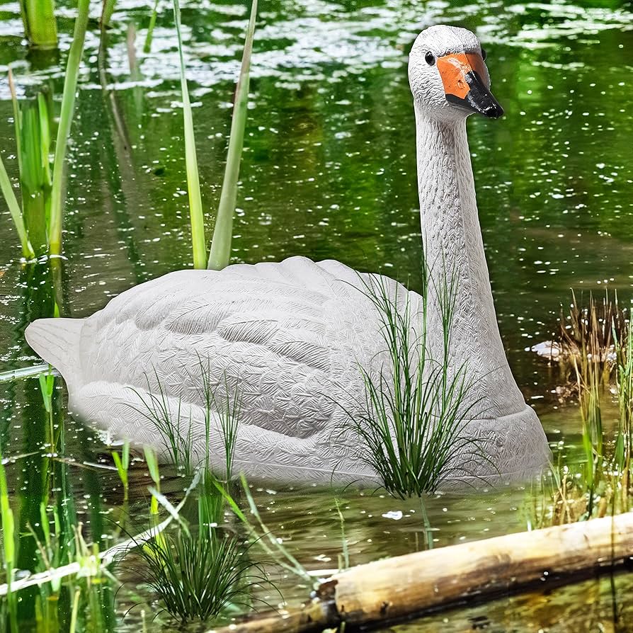 Amazon.com: Galashield Swan Decoys for Geese | Large Floating Swan