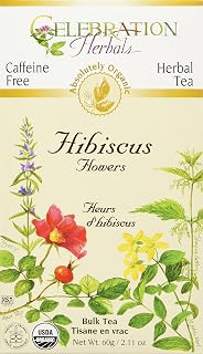 Celebration Herbals Hibiscus Flowers C/S Organic Loose Pack, 60Gm