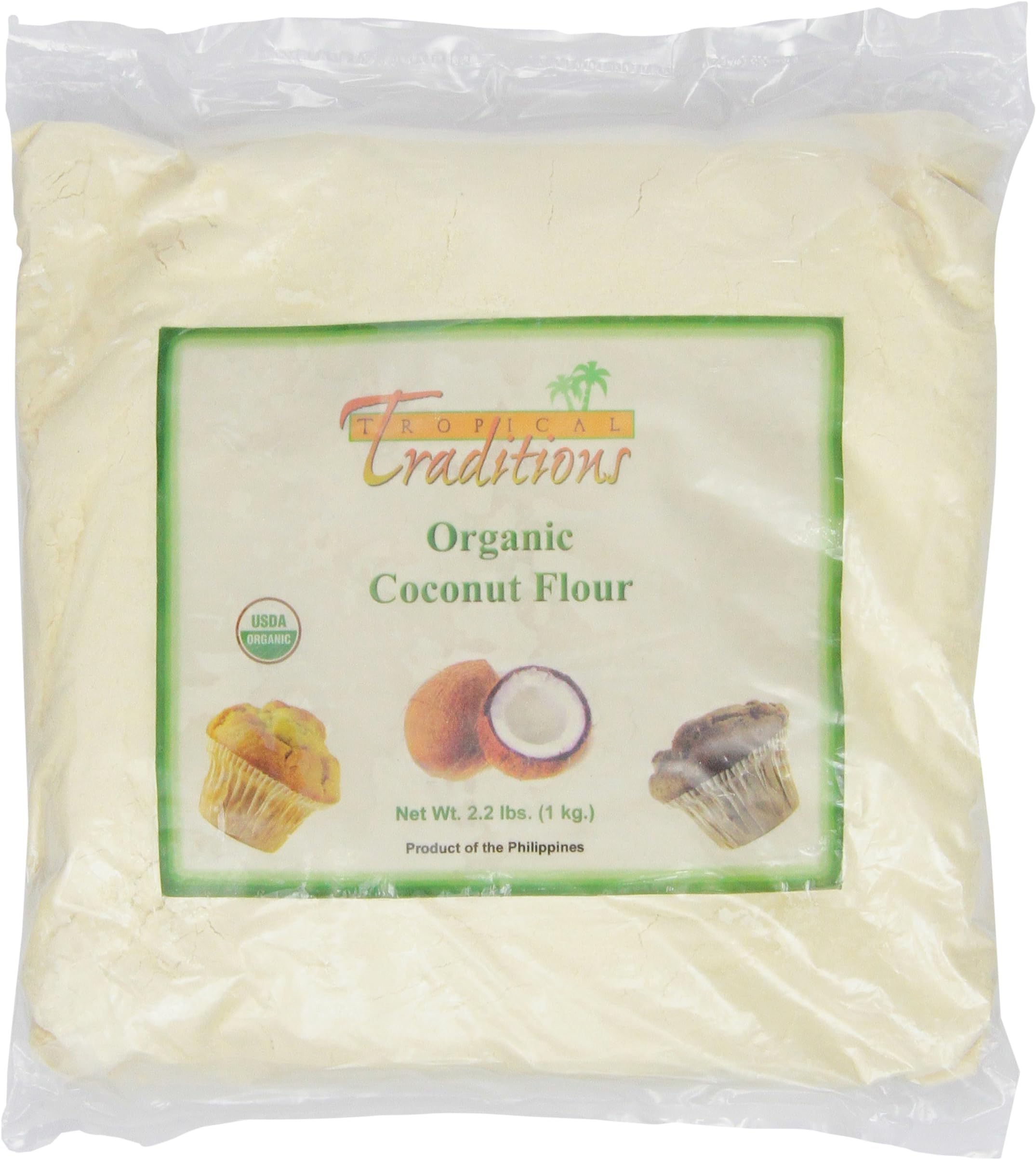 1 Organic Coconut Flour - 2.2 lbs