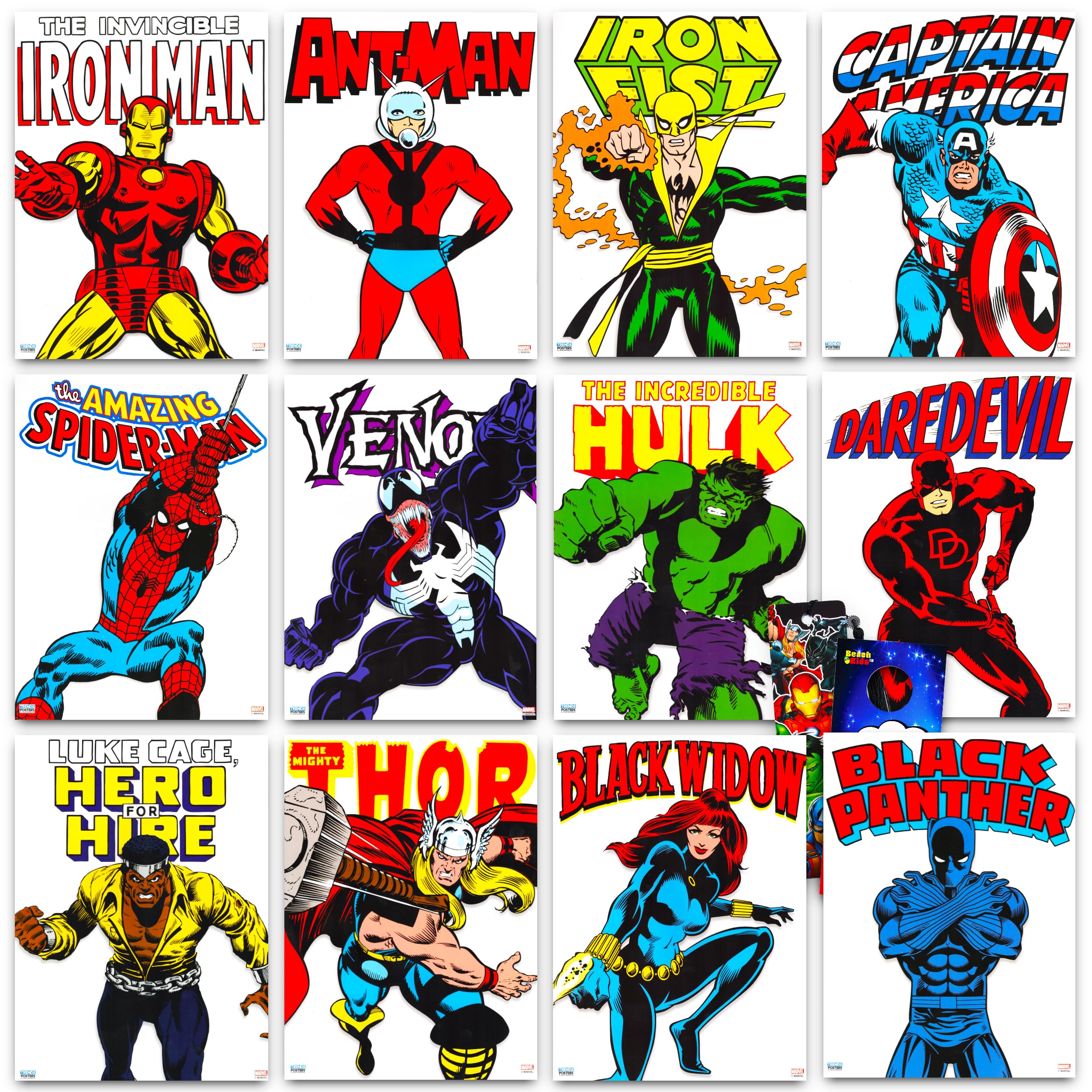 Amazon.com: Marvel Comics Posters for Room Decor - 12 Pc Bundle