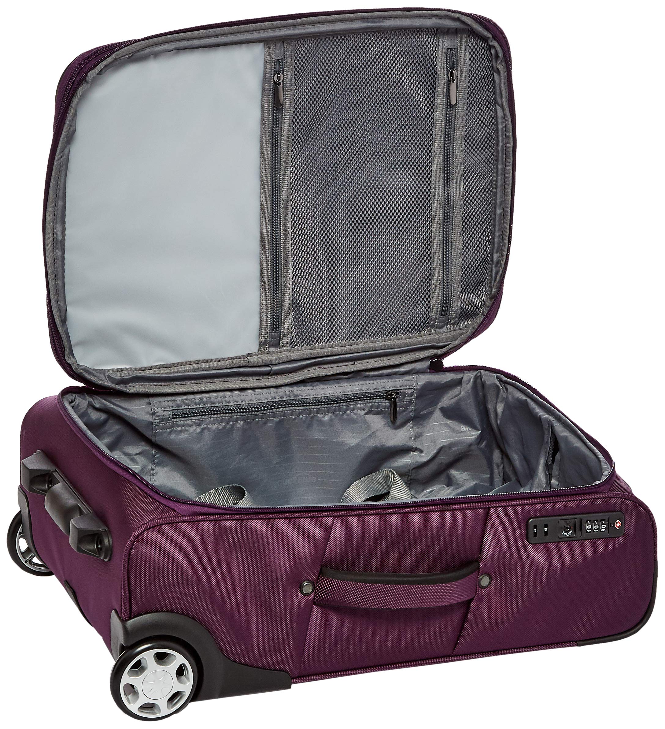 Buy Amazon Basics Expandable Softside CarryOn Luggage Suitcase With