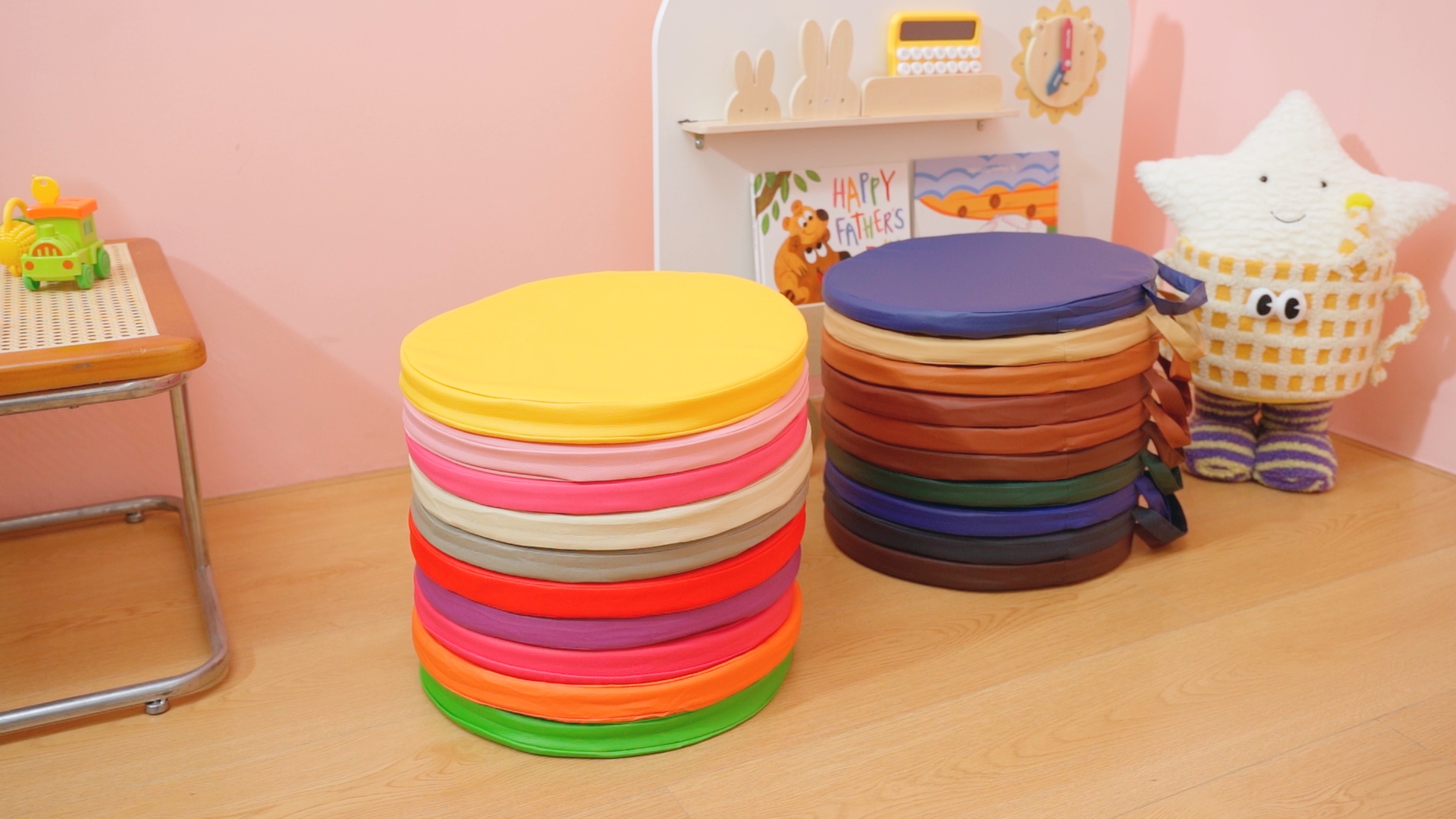 Flexible Seating 8-Pack Round Floor Cushions For Kids - 16 Inch For ...