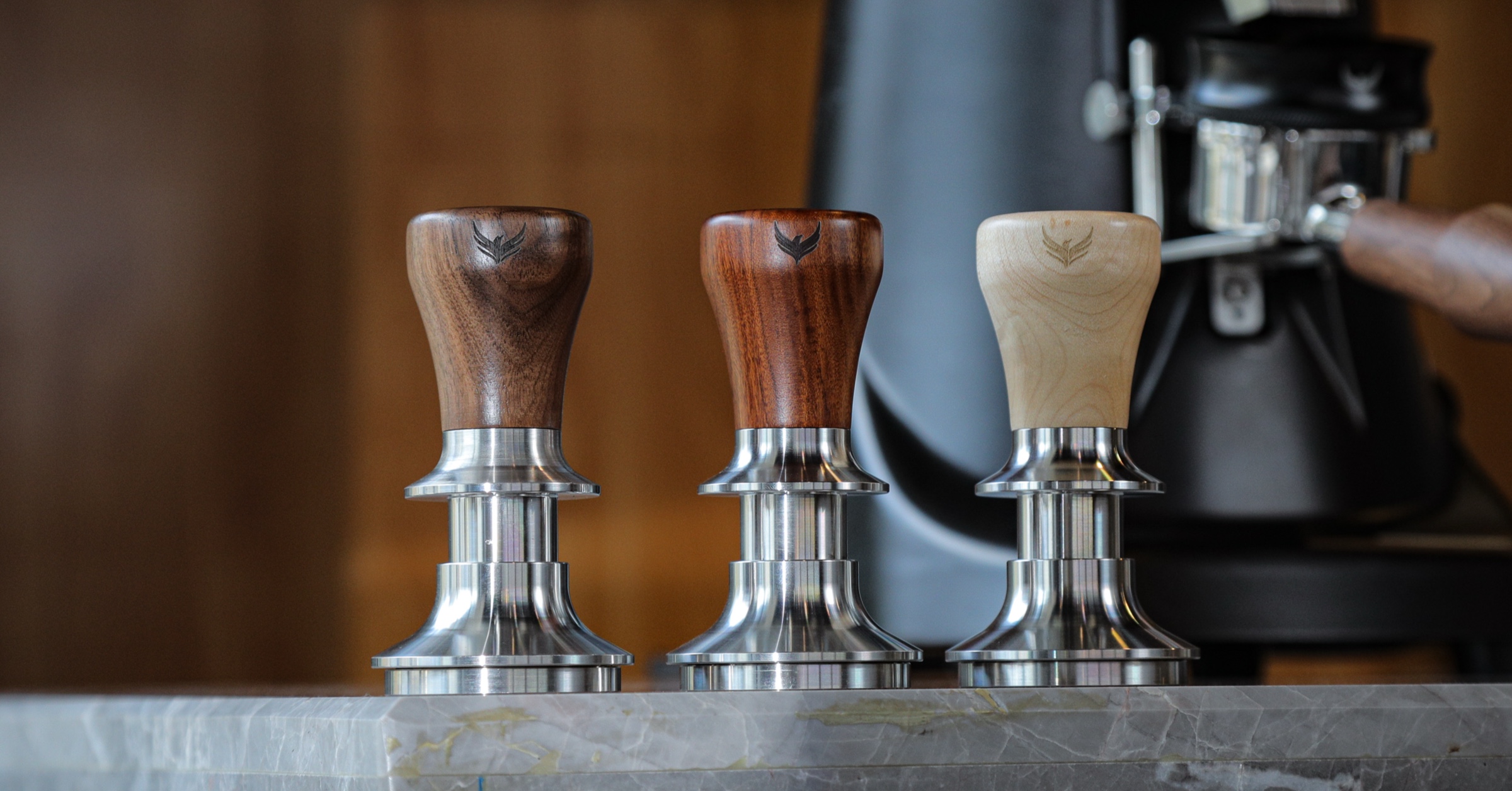 Amazon.com: KNODOS Calibrated Espresso Tamper 58mm Walnut, Auto