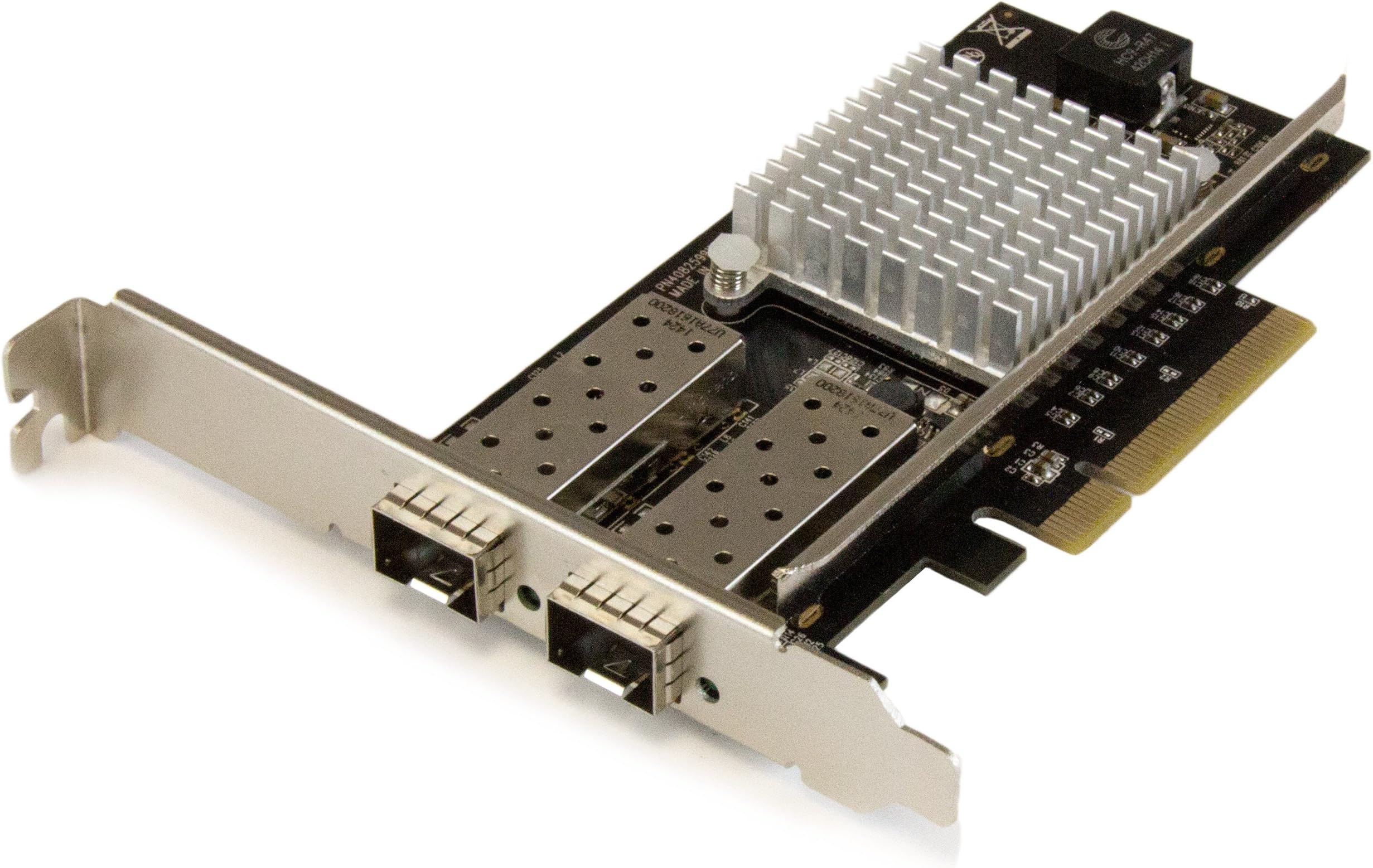 10G Network Card - 2X 10G Open SFP+ Multimode LC Fiber Connector - Intel 82599 Chip - Gigabit Ethernet Card (PEX20000SFPI)