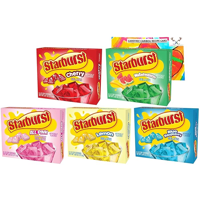 Buy Starburst Gelatin Jello Shot Bundle. Includes All Pink Strawberry