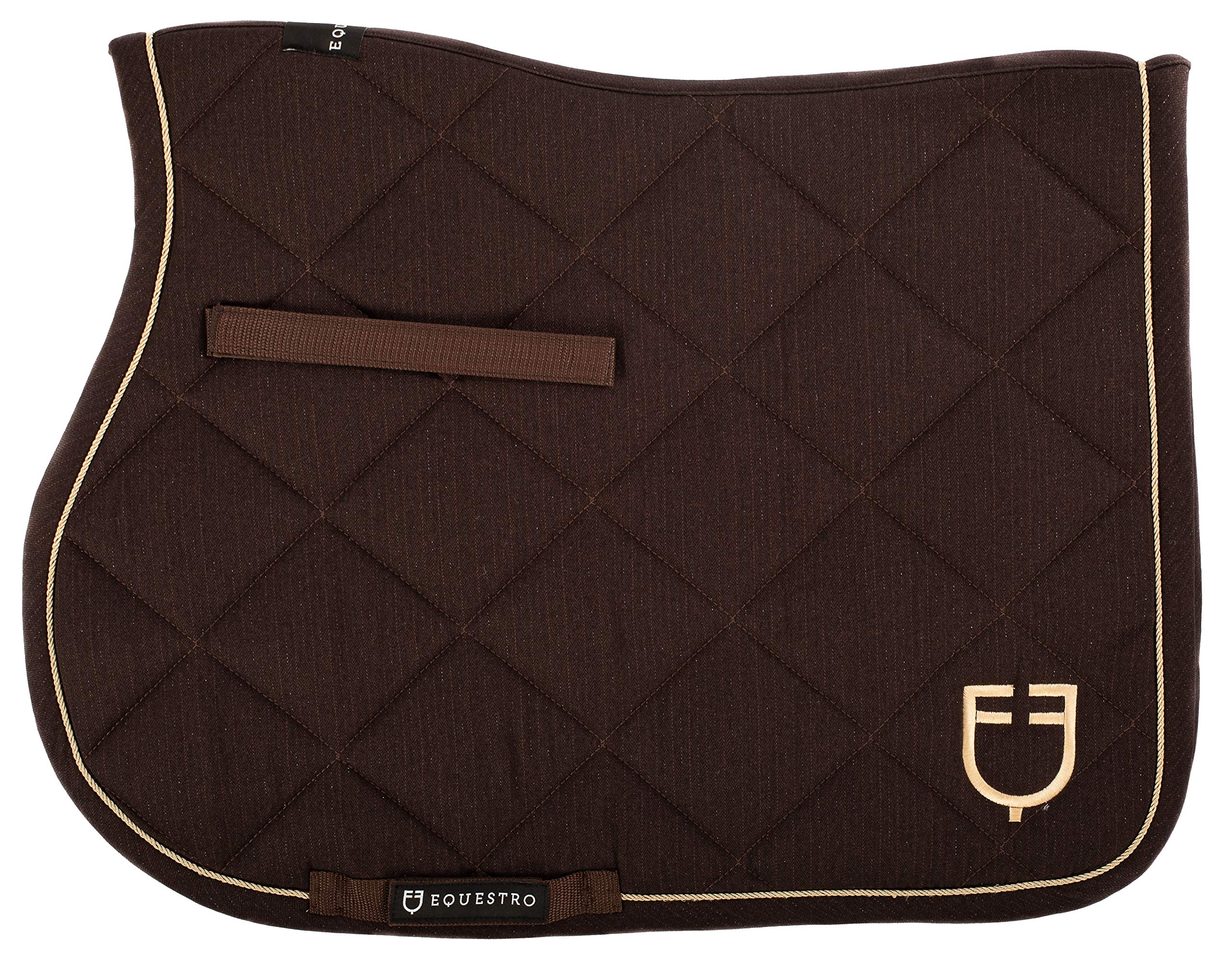 SOTTOSELLA COTONE C/CORDONE BIG LOGO (FULL, MARRONE)