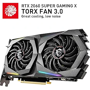 MSI RTX 2060 SUPER 8G 動作確認済み Amazon.com: MSI Gaming GeForce RTX 2060 Super 8GB GDRR6 256