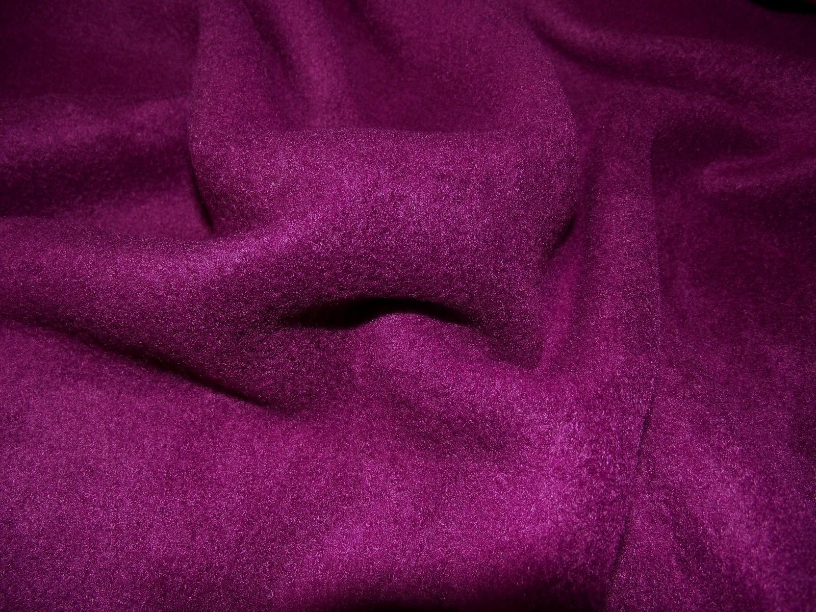 Quality Anti Pil Polar Fleece Fabric Material - Plum, 1Mtr - 150cmx100cm