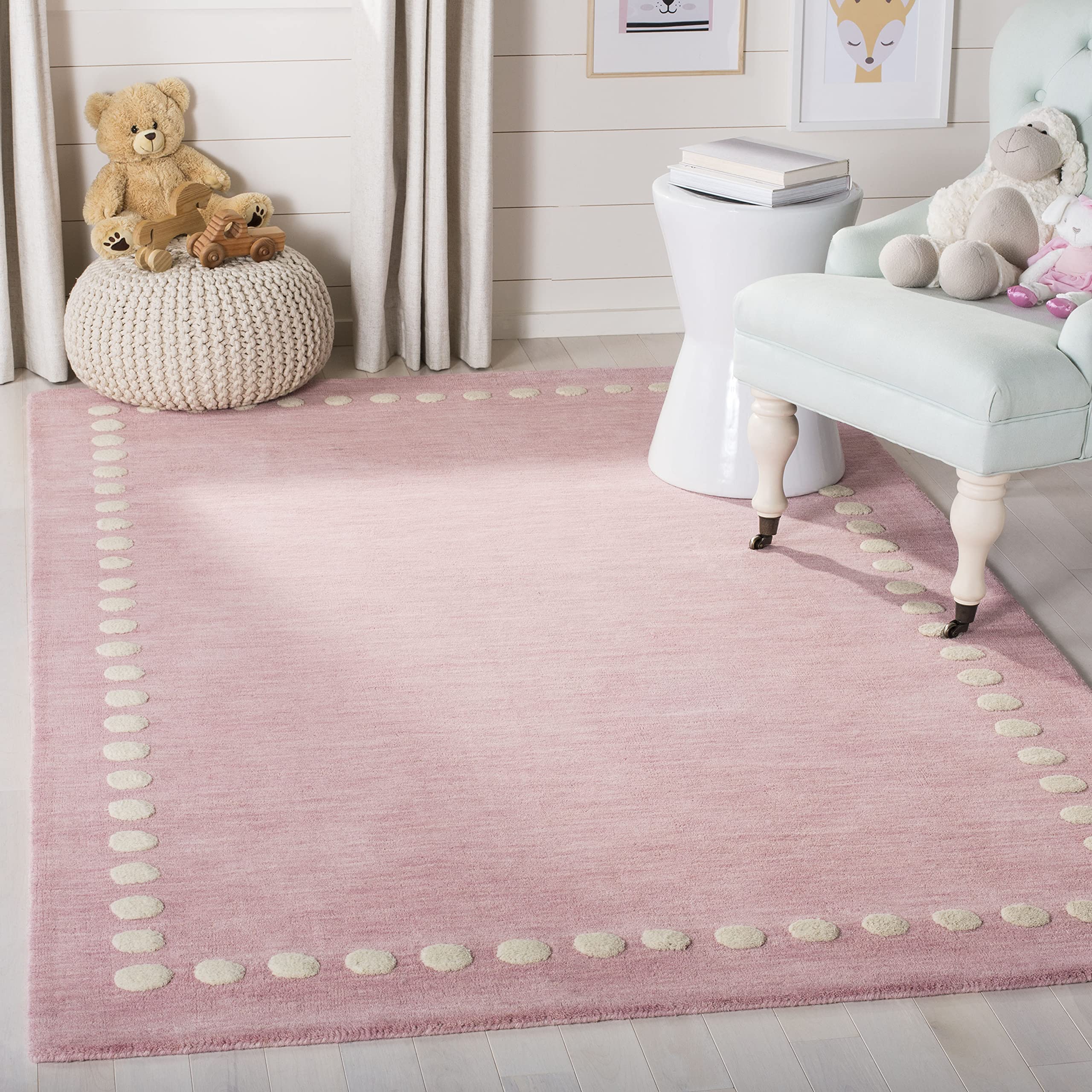 Amazon.com: SAFAVIEH Kids Collection Area Rug - 5' x 8', Pink