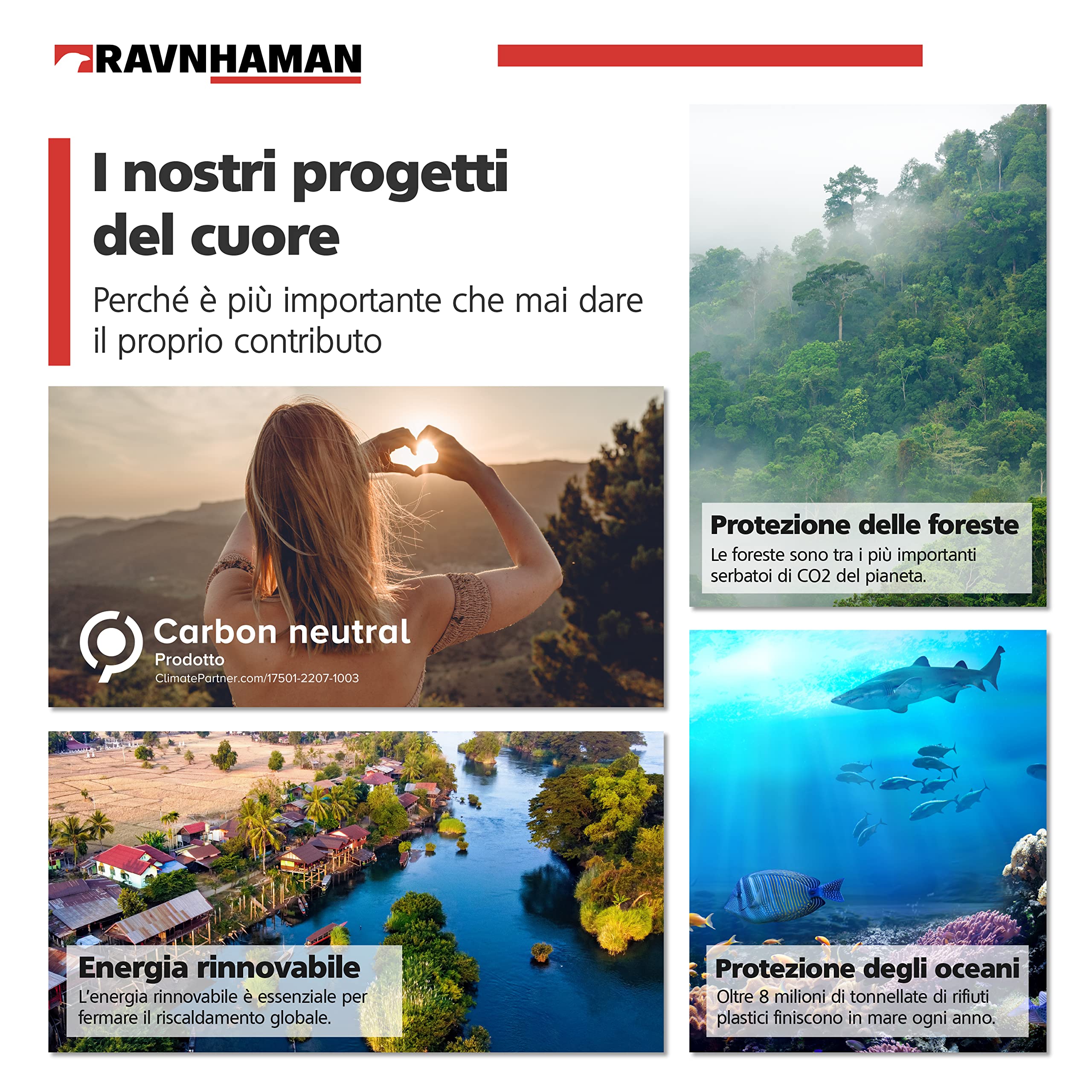 RAVN HAMAN Set di Moschettoni