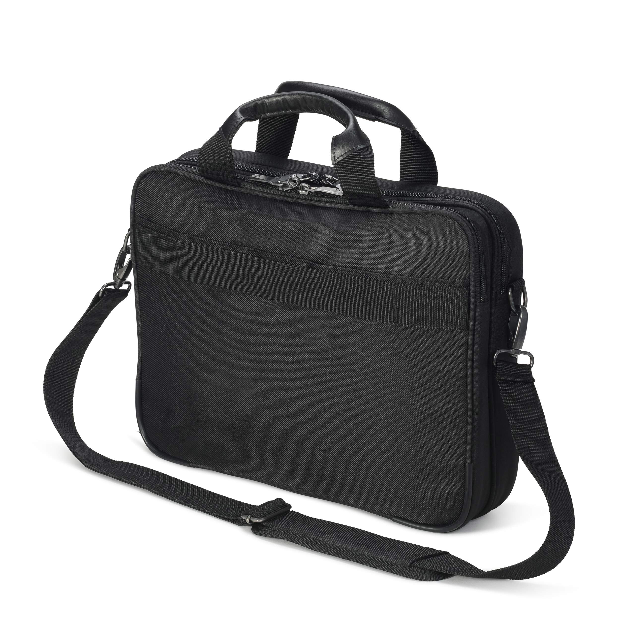 DICOTA Eco Multi SCALE Laptoptasche – Aus Recyceltem PET, Für 12-14,1 Zoll Laptops, Schwarz, Verschließbar