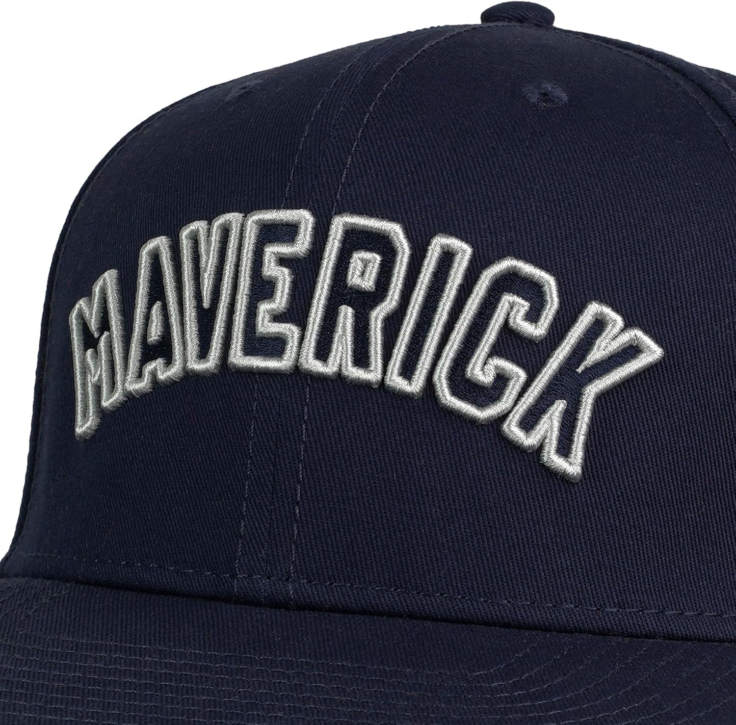 Popfunk Official Top Gun Arc Adjustable Snapback 6 Panel Flat Brimmed Hat - Unisex for Men and Women