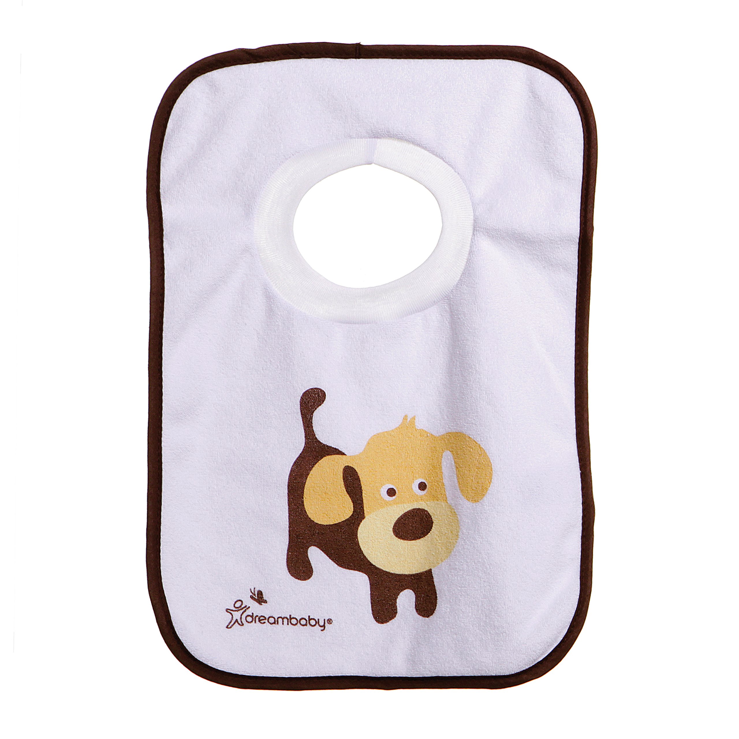 Dreambaby Terry Cloth Pull-Over Bibs, Farm Animals, 4-Pack