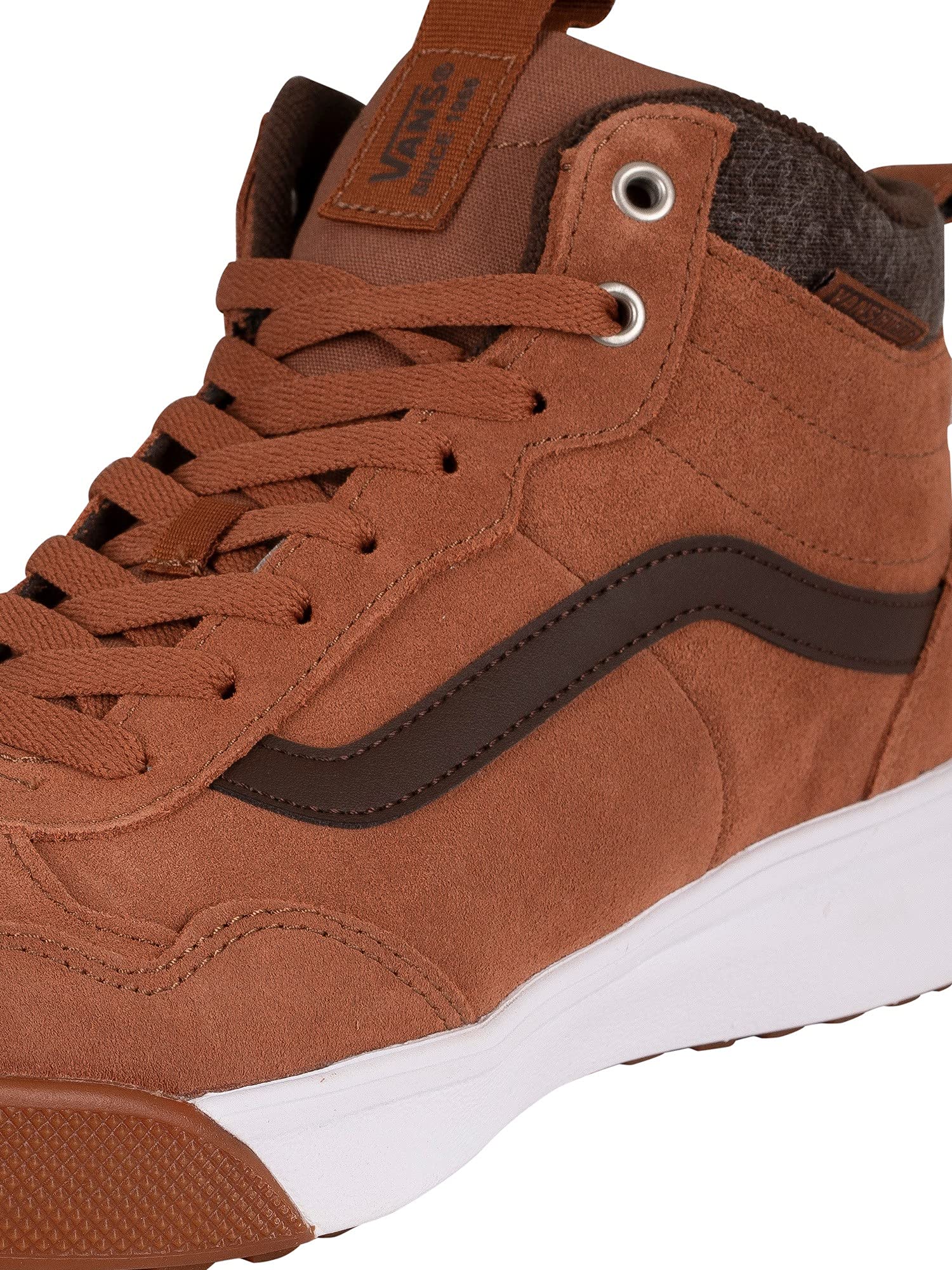 NWT Vans Men\'s Hi-Top Trainers Sneaker, Suede Argan Oil Demitasse, 10 Sk8-Hi MTE Sneakers - MJ Footwear main image 4