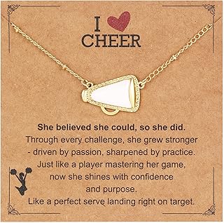 Volleyball/Softball/Soccer/Cheer Necklace for Girls Women Faith Cross Pendant Sports Accessories Christian Christmas Birthday Gifts for Team Coaches Players