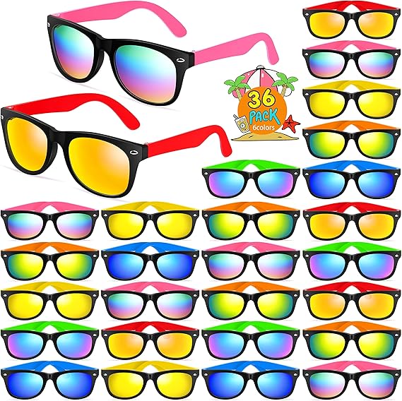Neon Sunglasses Bulk Custom Promotional Sunglasses Party Favors