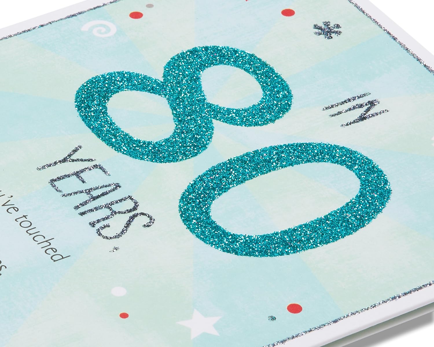 American Greetings 80th Birthday Card (In 80 Years) - Image 3