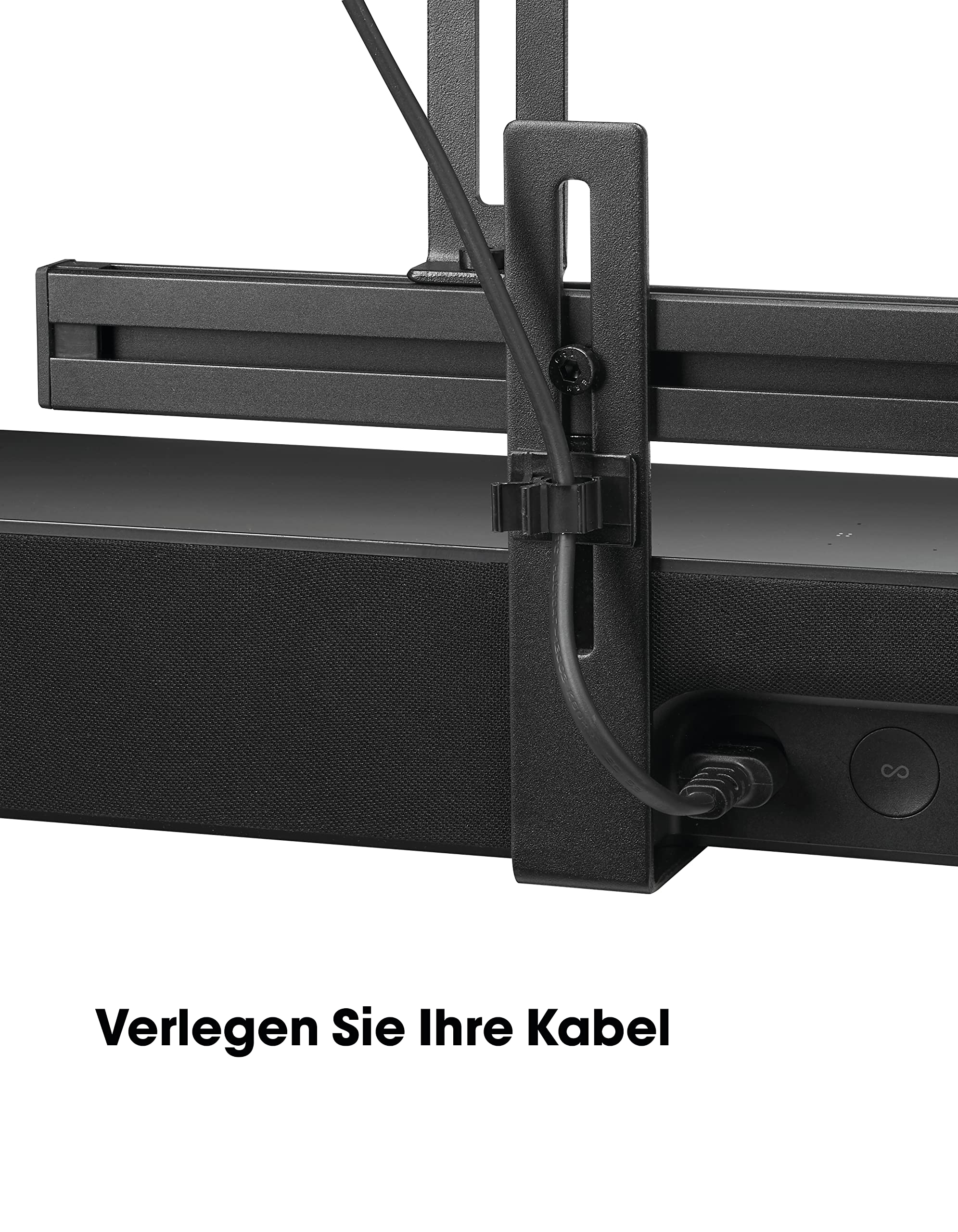Vogel's Sound 3550 Universelle Soundbar Halterung, Auch geeignet für Bose Soundbar 500/700, Sonos Arc/Beam/Playbar, Samsung, Sony, LG und JBL, Halter für VESA 100 bis 600, Max. Gewicht 6,5 kg