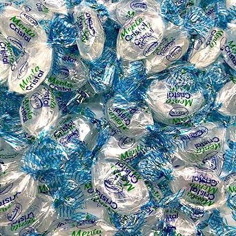 Crystal Clear Mints - 3 lbs - منعش واضح وأنيق بعد العشاء Mint Hard Candies - تشكيلة حلوى أمريكية قديمة - ملفوفة بشكل فردي ، 48 أونصة.