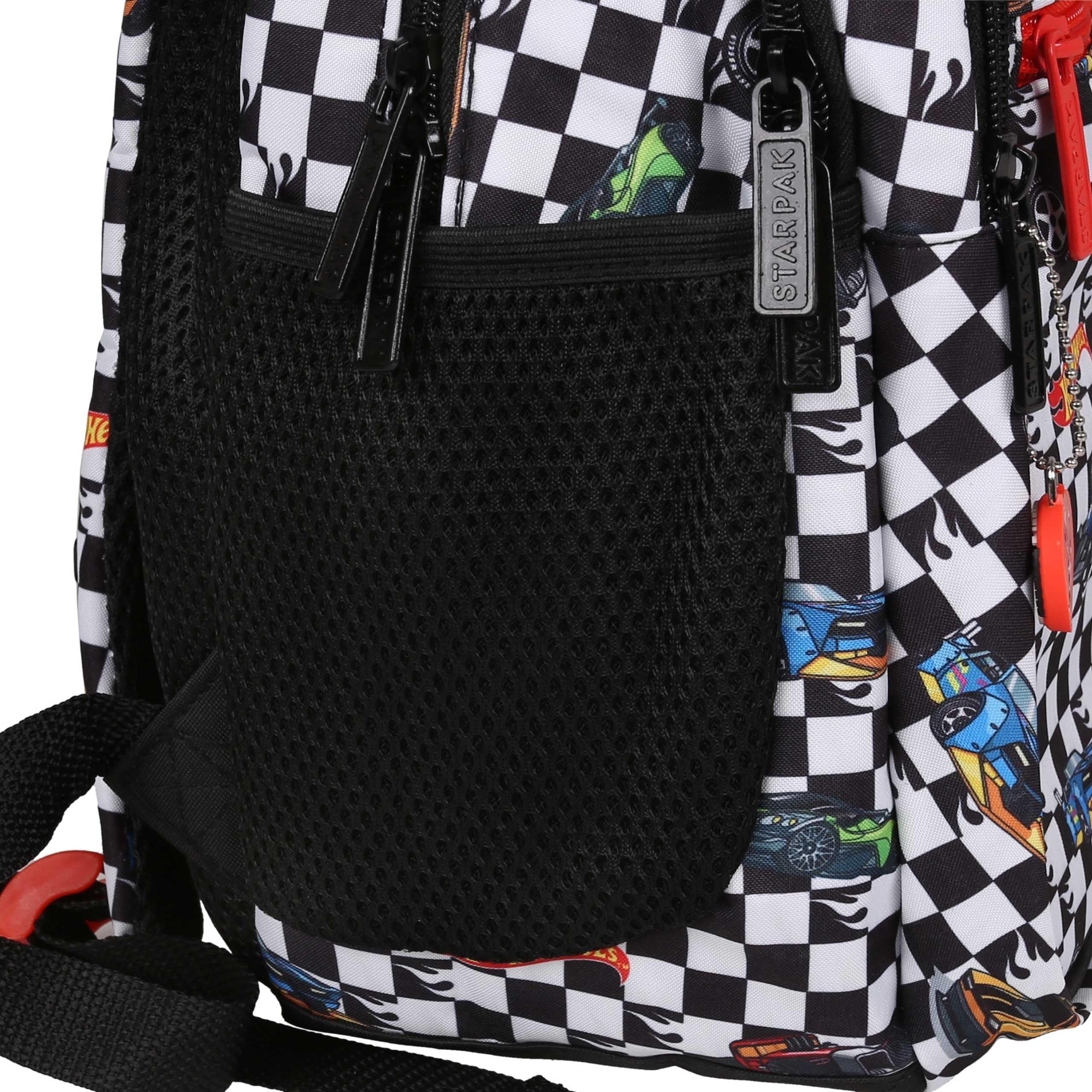 sarcia.eu Hot Wheels Mochila escolar acolchada para niño, con reflectores, 3 compartimentos 40x29x20cm, 23l (Multicolor Hot Wheels)