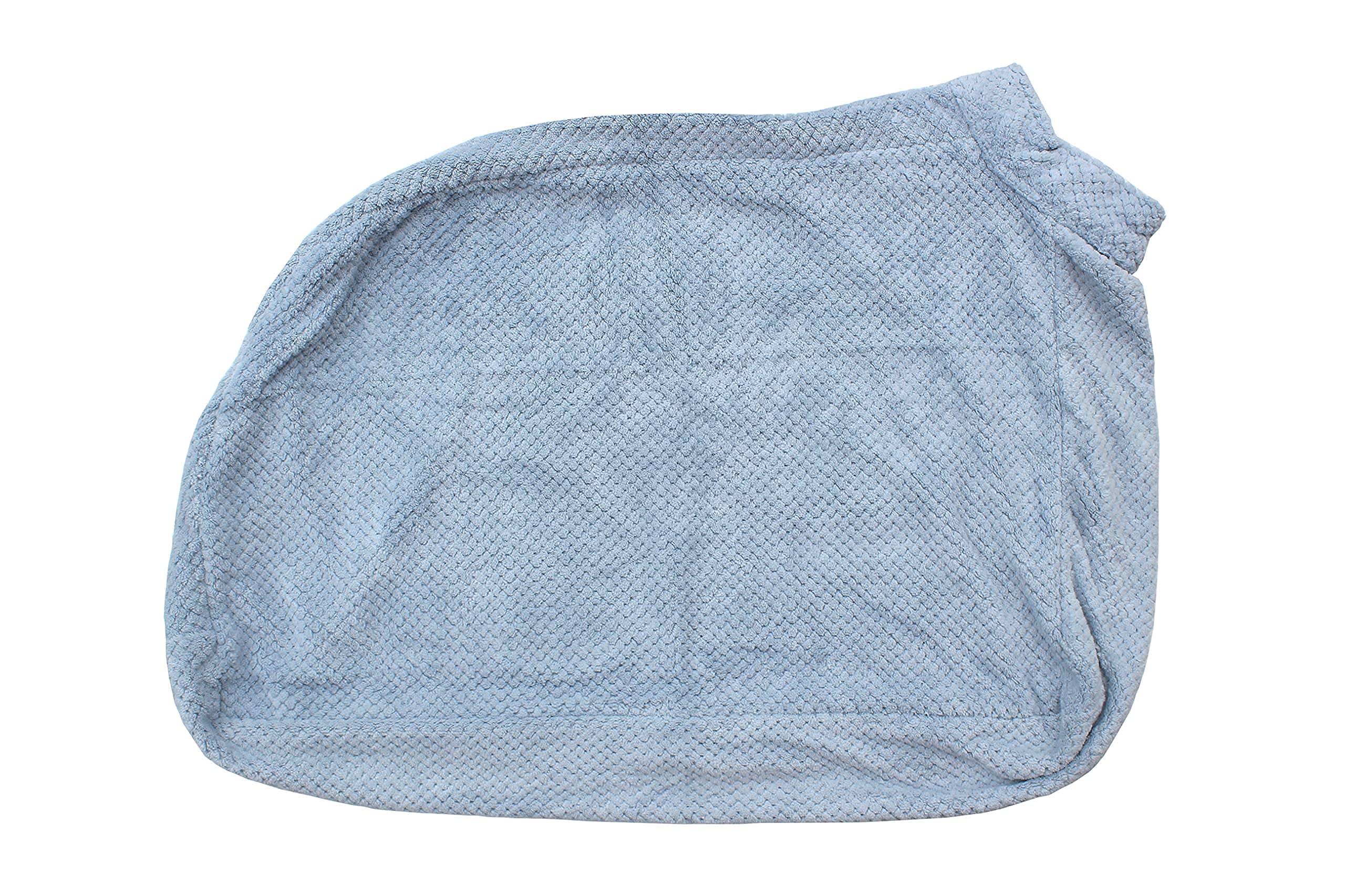 pet wiz Sac de séchage pour chien en microfibre de qualité supérieure - Super absorbant et à séchage rapide - Serviette de bain (M, bleu ciel)