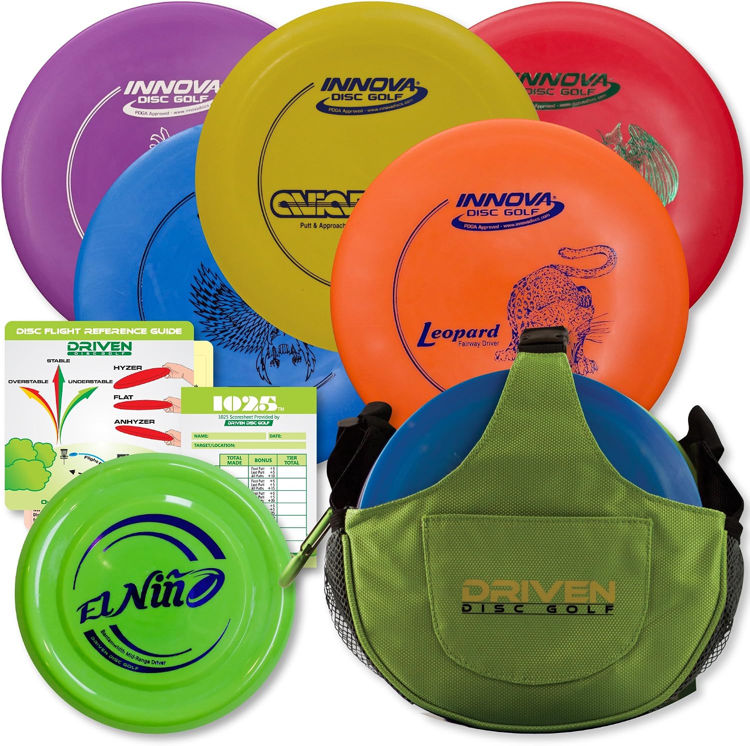 Driven Disc Golf Starter Set - Disc Colors Vary