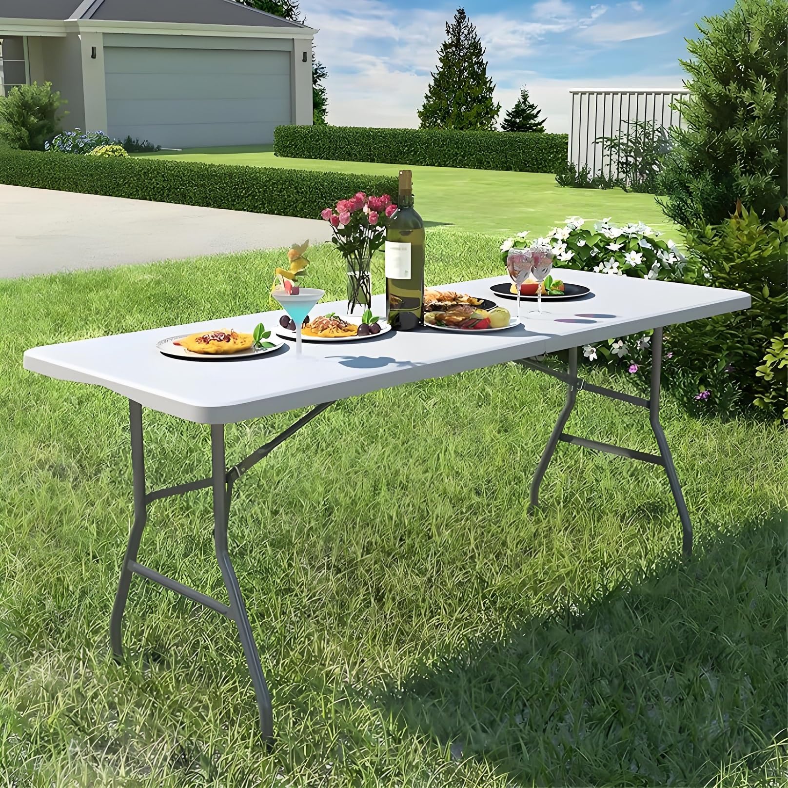 TABLE DE CAMPING pique-nique table pliable aluminium tres pratique couleur noir EUR 39,00 - FR