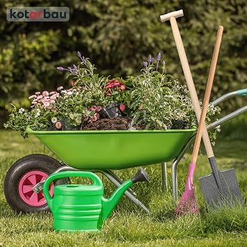KOTARBAU Heavy Duty Spade 290 x 190 mm Garden Spade for 38 mm Handle Diameter Steel Shovel for Planting without Handle