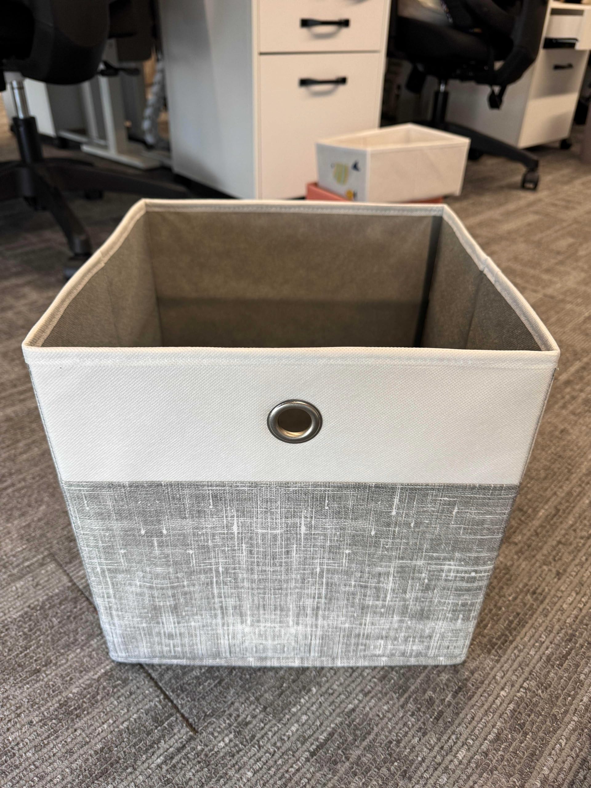 Cubes de rangement en tissu 33x33x33 cm pliables pour étagère SONGMICS blanc
