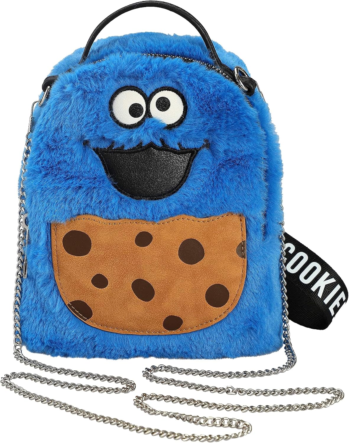 Sesame Street Cookie Monster Character Mini Wristlet