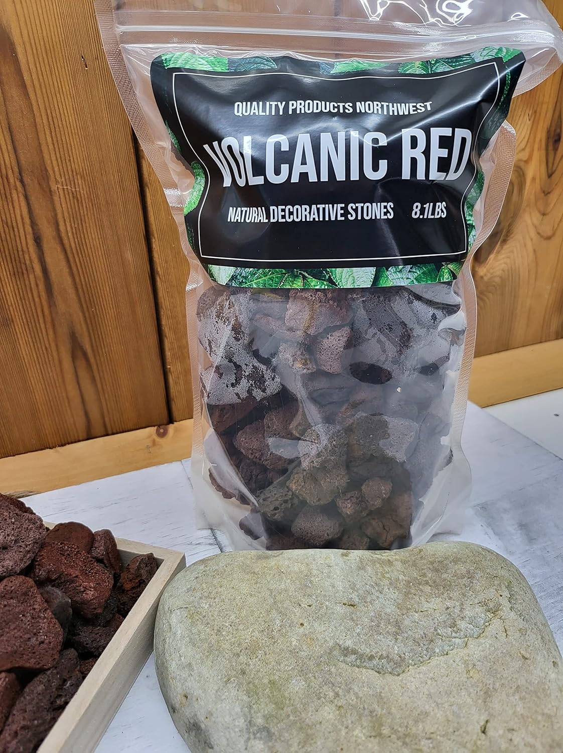 Volcanic Red Stones Decorative