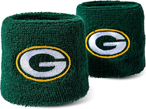 Miniatura 22 de Franklin Sports Muñequeras con Logotipo de Equipo de la NFL - Par de Muñequeras Juveniles para Disfraces y Uniformes