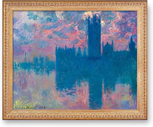 Miniatura 243 de A&T ARTWORK Antibes Seen from The Salis Gardens de Claude Monet Las Obras de Arte Clásico Mundial Reproducciones, Impresiones de Arte en Lienzo