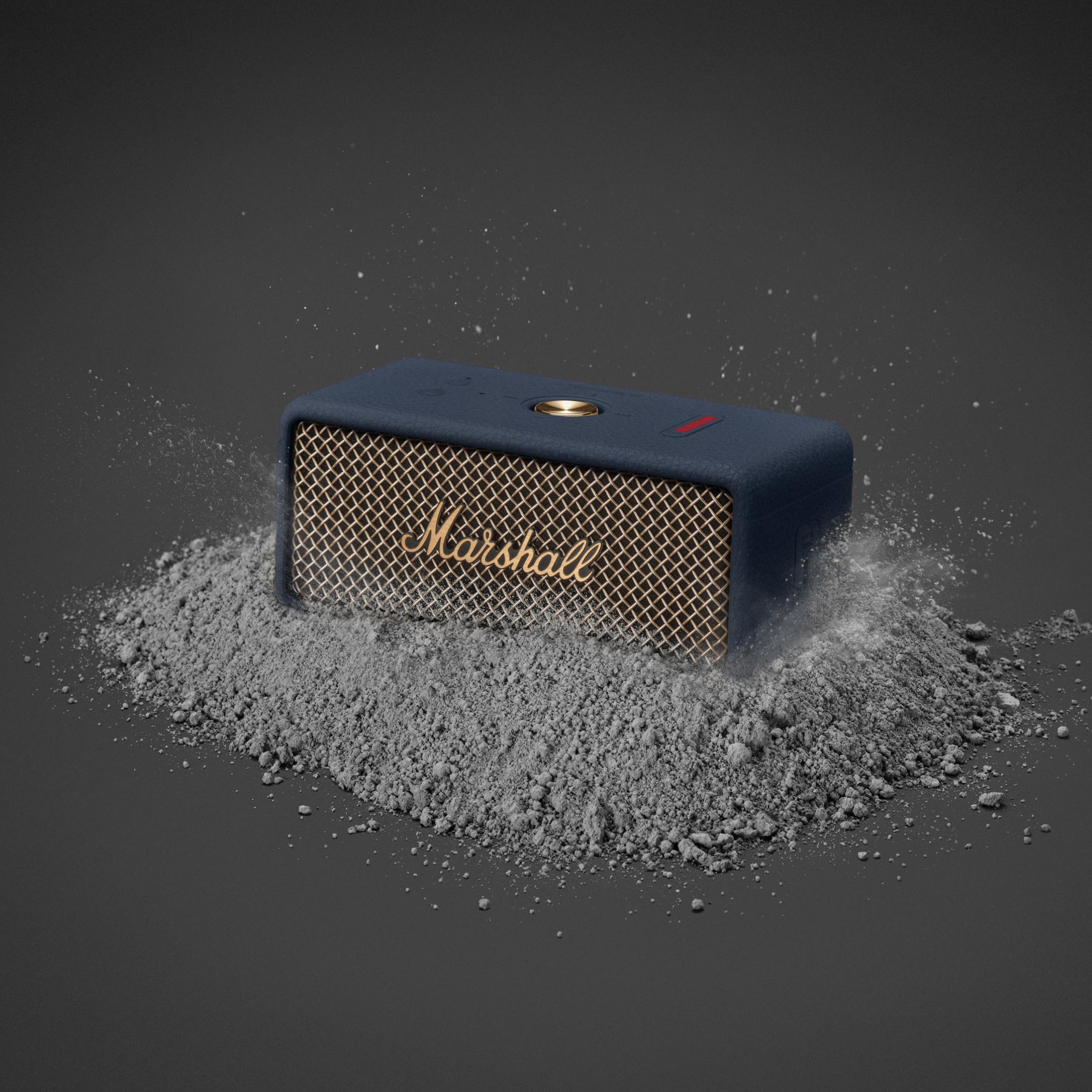 Marshall Smartchoice Emberton III Compact Portable Bluetooth Speaker with 32+ Hours of Playtime, (360° Sound), Dust & Waterproof (IP67) – Midnight Blue. — Amazon image 11