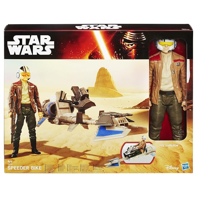 Foto 2 de 2 de Star Wars - El Despertar de la Fuerza - Playset Speeder Bike, 30cm (B3918)