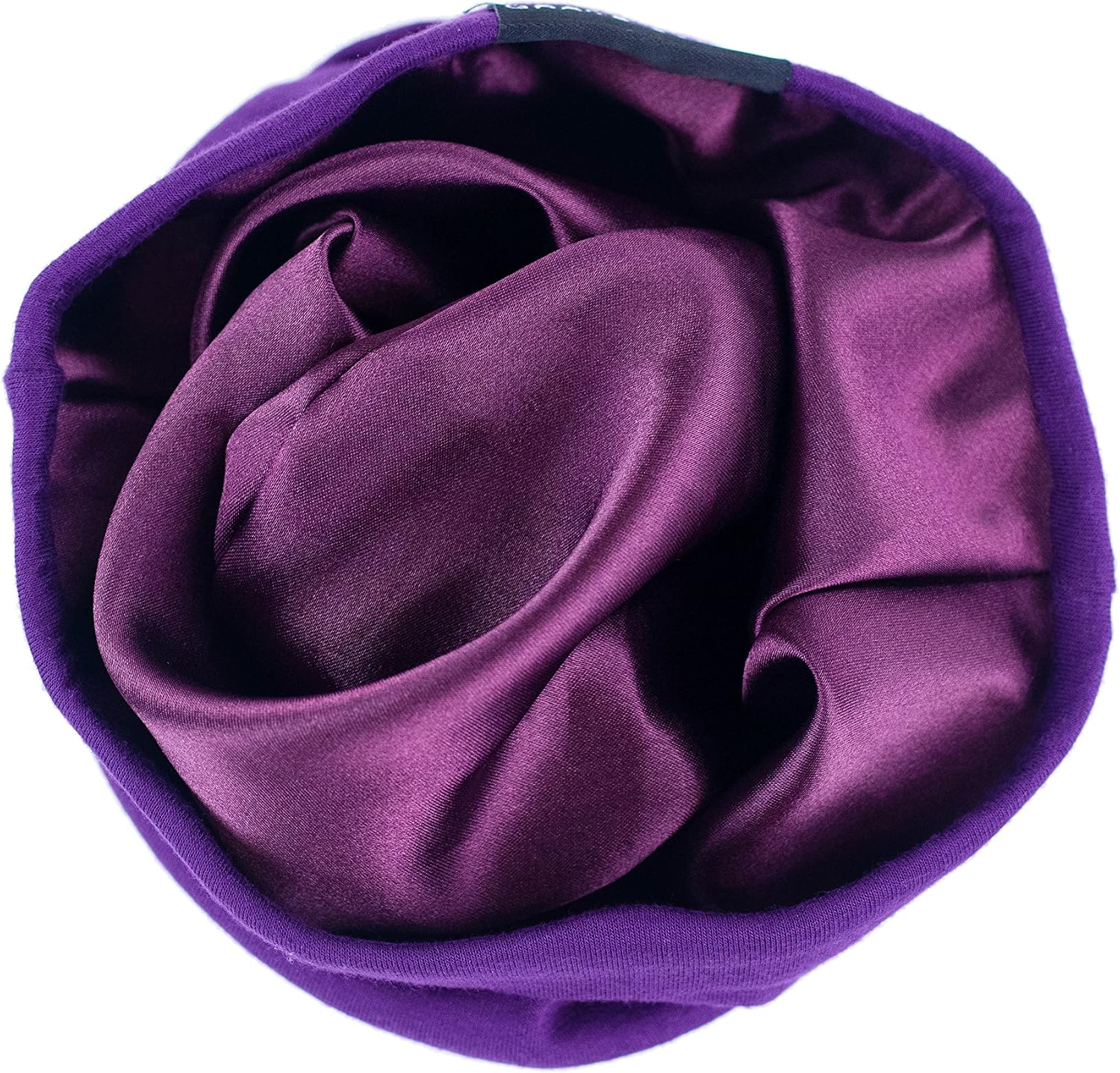 Grace Eleyae GE Women's Satin Lined Sleep Cap Slap Silky Beanie Soft Smooth & Stylish Hair Care Hat