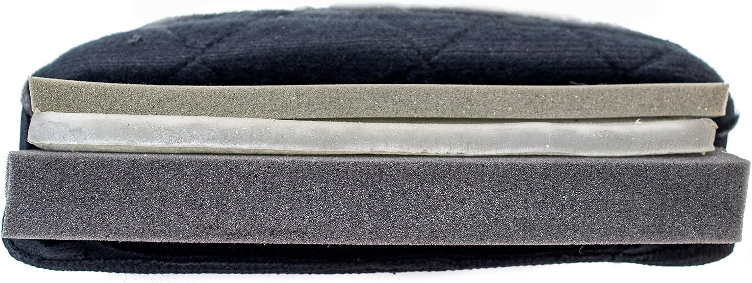 Gel Pad Seat Cushion for Motorcycles with Memory Foam (Pear)