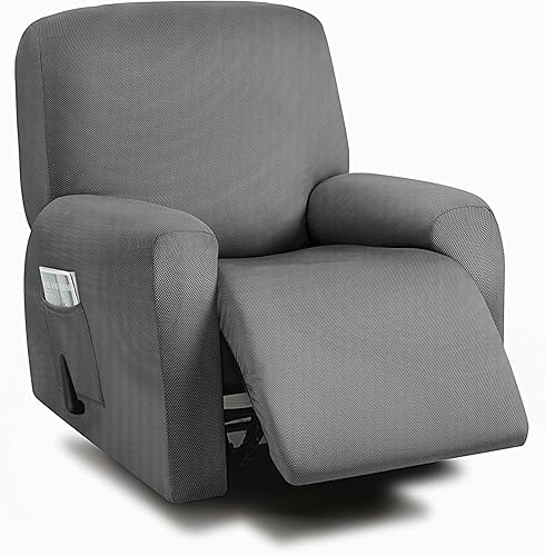 Miniatura 21 de ULTICOR Funda de sofá reclinable extra ancha de 75 a 100 pulgadas, funda de sofá reclinable de 2 plazas, tela de hilo de 6 piezas, fundas de sofá