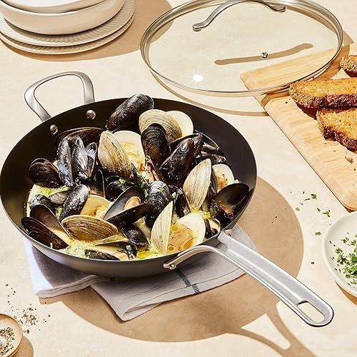 Miniatura 7 de GreenPan X Food 52 - Sartén antiadherente de cerámica saludable de acero inoxidable de tres capas sin PFAS revestimiento múltiple apto para