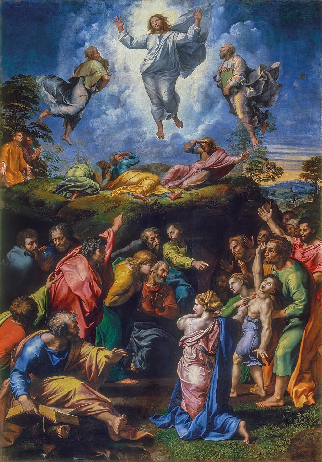 Clementoni - Museum Collection-Raphael, Transfiguration-1500 Adult Pieces, Art, Puzzle Paintings, Famous Paintings, Made in Italy, Multicoloured, 31698