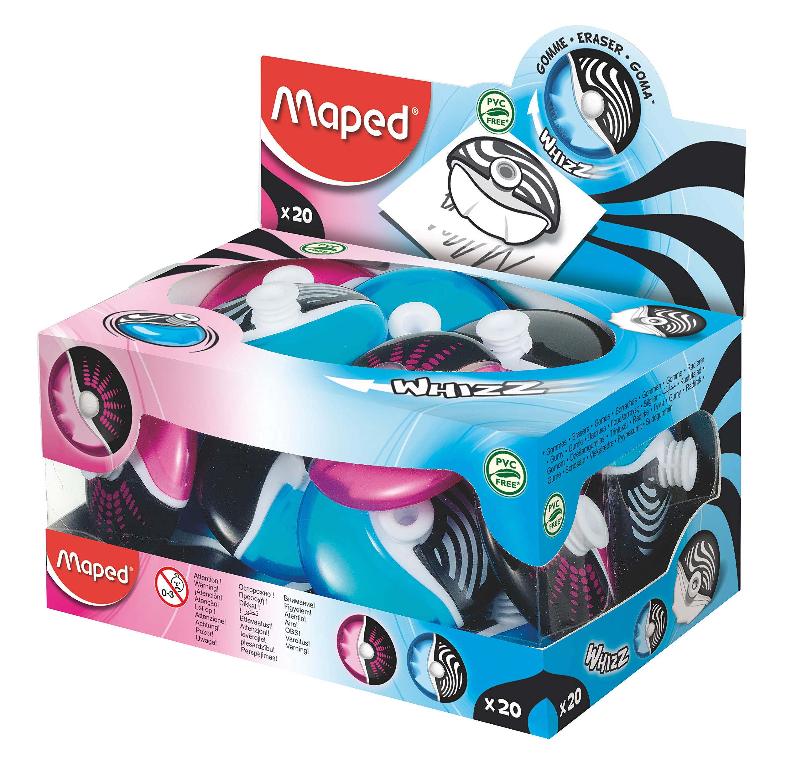 Maped Radiergummi Set 4-tlg - PVC-frei Dust Free F? Produktbild-Vorschau 13