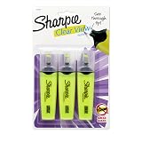 Sharpie Clear View Chisel Tip Highlighters, Yellow (1904613) – view 1