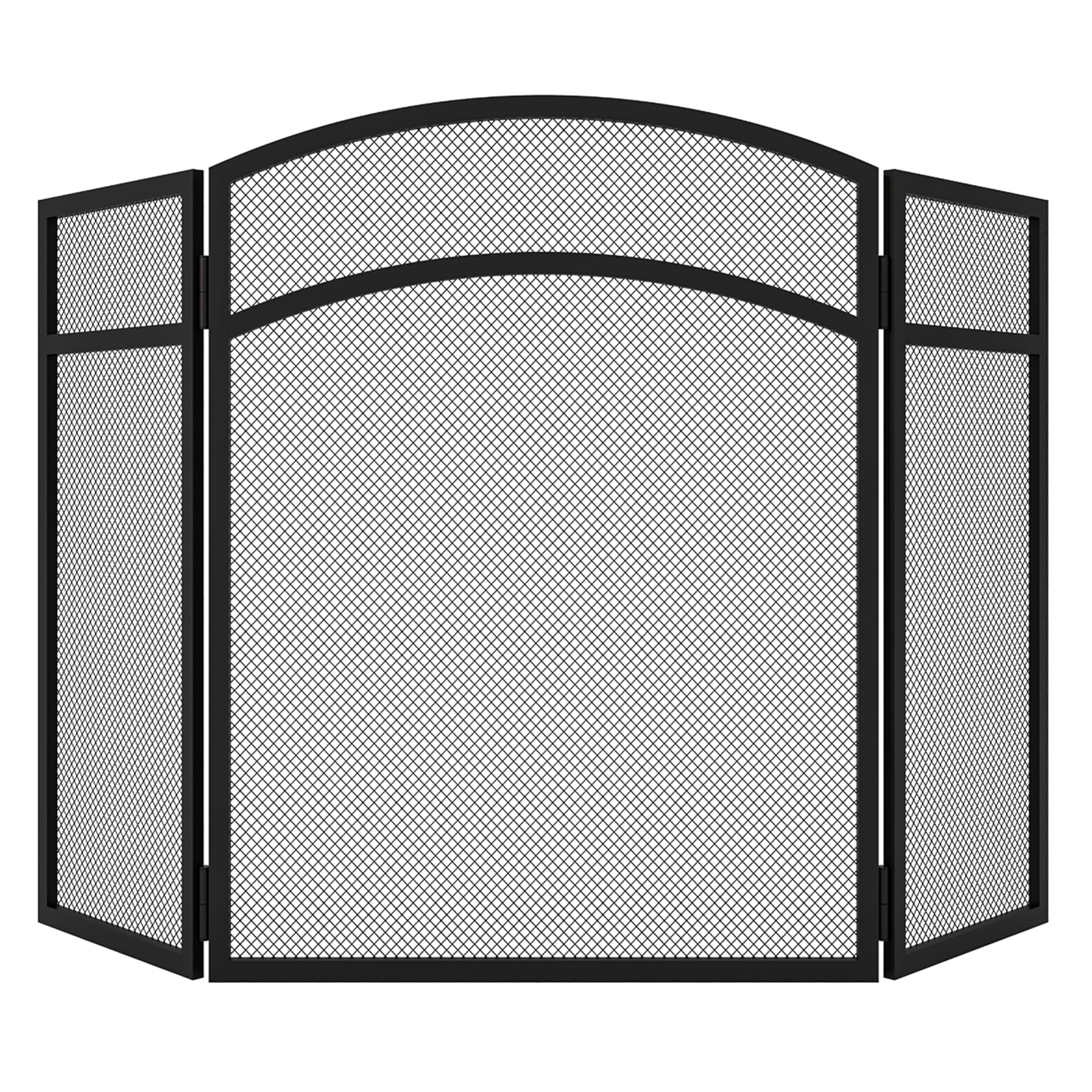 Kingson Pare-feu noir 96,5 x 61 cm pour poêles à bois sécurité bébés animaux