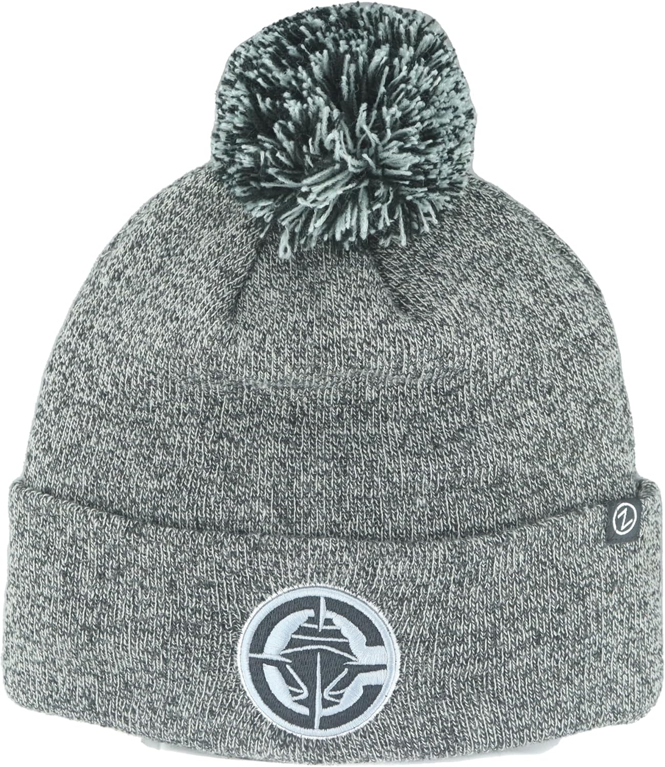 ZHATS NBA Unisex-Adult NBA Officially Licensed Beanie Pom Nimbus Grayscale