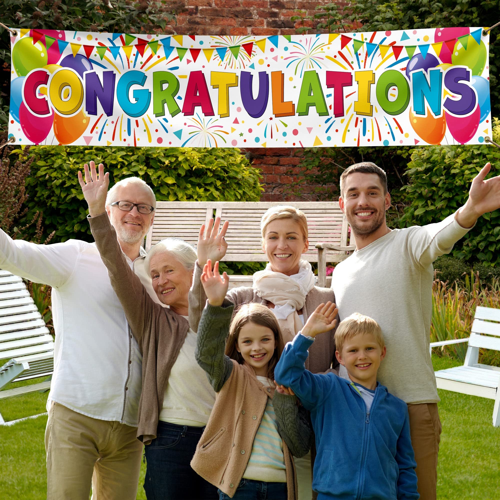 KatchOn, Felt We Are So Proud Of You Banner - 8 Feet, No DIY | Congratulations Banner 2025, Graduation Decorations 2025 | We Are So Proud Of You Sign For Air - View #3