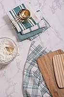 Vista 6 de DII Surtido Tejido, Juego de Paños de Cocina, 18x28 pulgadas, Verde Azulado, 5 Piezas